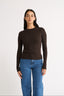 Carina Classic Long Sleeve Chocolate