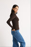 Carina Classic Long Sleeve Chocolate