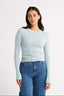 Carina Classic Long Sleeve Stone Blue