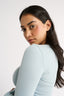 Carina Classic Long Sleeve Stone Blue