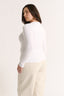 Carina Henley Long Sleeve Optic White