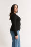 Carina Henley Long Sleeve Black