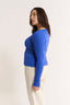 Nina Scoop Long Sleeve Cobalt
