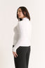 Carina Mock Neck Long Sleeve Optic White