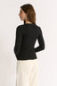 Carina Henley Long Sleeve Black