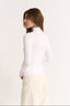 Carina Mock Neck Long Sleeve Optic White