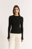 Carina Classic Long Sleeve Black
