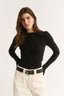 Carina Classic Long Sleeve Black