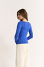 Nina Scoop Long Sleeve Cobalt