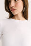 Carina Classic Long Sleeve Optic White