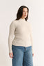 Carina Mock Neck Long Sleeve Oatmeal Marle