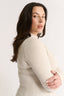Carina Mock Neck Long Sleeve Oatmeal Marle