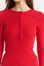 Carina Henley Long Sleeve Radiant Red