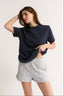 Percy Track Short Grey Marle