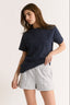 Percy Track Short Grey Marle