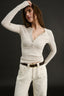 Carina Henley Long Sleeve Oatmeal Marle