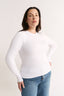 Carina Classic Long Sleeve Optic White