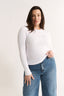 Carina Classic Long Sleeve Optic White