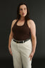 Harmony Halter Tank Cocoa