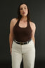 Harmony Halter Tank Cocoa