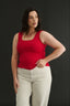 Harmony Square Neck Tank Radiant Red