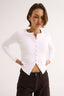 Caterina Snap Button Top Optic White