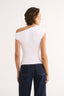 Valentina Off Shoulder Top Optic White