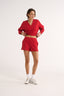 Charlotte V Neck Jumper Radiant Red
