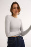 Carina Classic Long Sleeve Pewter Marle