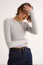 Carina Classic Long Sleeve Pewter Marle