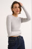Carina Classic Long Sleeve Pewter Marle