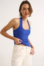 Harmony Halter Tank Cobalt
