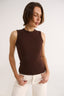 Harmony Shell Tank Cocoa