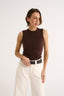 Harmony Shell Tank Cocoa
