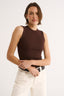 Harmony Shell Tank Cocoa