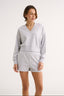 Charlotte V Neck Jumper Grey Marle