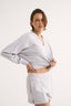 Charlotte V Neck Jumper Grey Marle