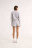 Charlotte V Neck Jumper Grey Marle