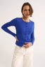 Caterina Snap Button Top Cobalt