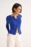 Caterina Snap Button Top Cobalt