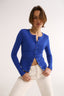 Caterina Snap Button Top Cobalt