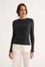 Carina Classic Long Sleeve Charcoal Marle