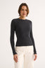 Carina Classic Long Sleeve Charcoal Marle