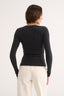 Carina Classic Long Sleeve Charcoal Marle