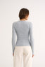 Carina Classic Long Sleeve Stone Blue
