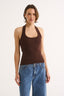Harmony Halter Tank Cocoa