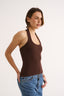 Harmony Halter Tank Cocoa