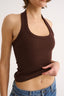 Harmony Halter Tank Cocoa