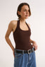 Harmony Halter Tank Cocoa