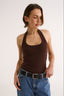 Harmony Halter Tank Cocoa